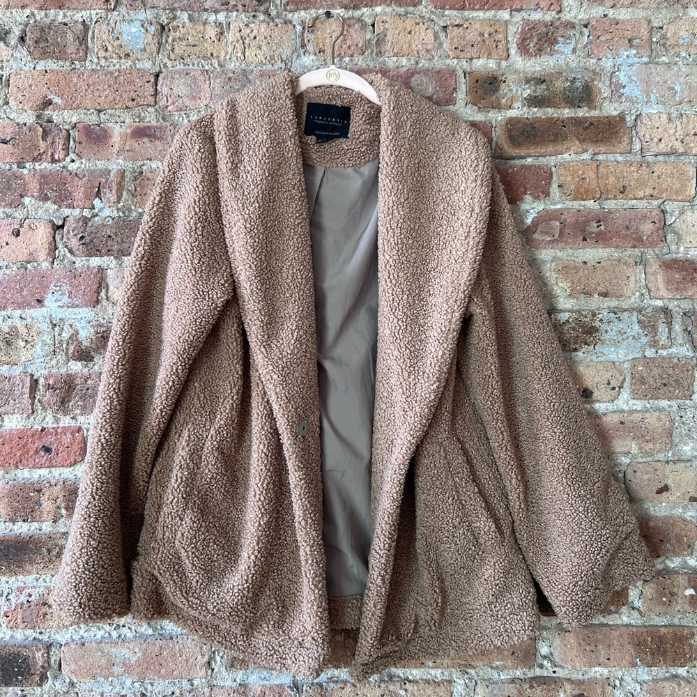 Tan Teddy Jacket - Picture 2 of 4
